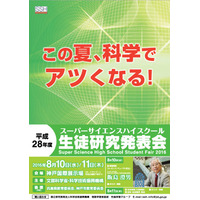 スーパーサイエンスハイスクール生徒研究発表会、神戸8/10・11 画像