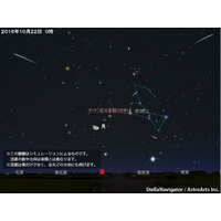 オリオン座流星群、10/21未明からピーク…前後4-5日も観察チャンス 画像