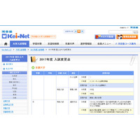 【大学受験2017】河合塾、入試変更点と新増設一覧を更新 画像