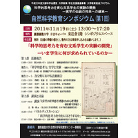 慶應大シンポジウム「文系学生に求められている科学的思考力とは何か」11/9 画像