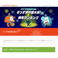 Yahoo!きっず流行語大賞、1位は世界的ブームの動画 画像