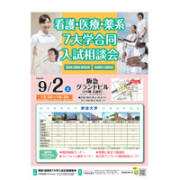 【大学受験2018】京都橘、同志社女子など「看護・医療・薬系7大学合同入試相談会」9/2 画像