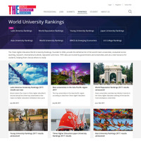 THE世界大学ランキング2017-2018、発表は英9/5午後2時 画像