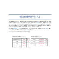 朝日新聞社、新聞記事から作成した「単語ベクトル」公開 画像