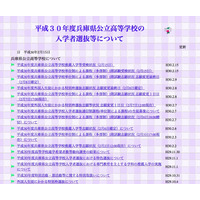 【高校受験2018】兵庫県公立高入試、推薦入学および特色選抜の受検状況、兵庫（創造科学）2.95倍 画像