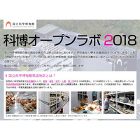 国立科学博物館筑波地区「科博オープンラボ2018」4/21 画像