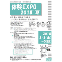 【夏休み2018】京大博物館、小中向け「体験EXPO」8/3-5 画像