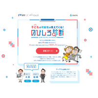 子どもの可能性がわかる「のびしろ診断」Web公開 画像