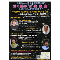 子どもから大人まで「第6回宇宙講演会」12/9…お茶大 画像