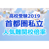 【高校受験2019】私立人気難関校・首都圏（東京・神奈川・千葉・埼玉）確定出願倍率&偏差値まとめ 画像