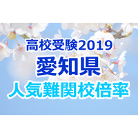 【高校受験2019】愛知県公立高校人気難関校…確定出願倍率&偏差値まとめ 画像