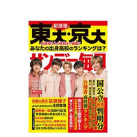 【大学受験2019】東大・京大合格者ランキング、サンデー毎日3/13発売 画像