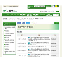 【高校受験2020】三重県立高、募集定員320人減…後期選抜3/10 画像