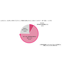 プログラミング必修化「楽しみながら学んで欲しい」53.5％ 画像