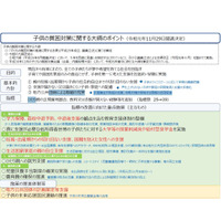 子どもの貧困対策大綱を閣議決定、生活困窮経験など39指標 画像