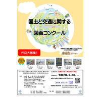 小学生対象「国土と交通に関する図画コンクール」9/30まで 画像