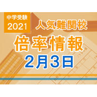 【中学受験2021】解答速報情報（2/3版）浅野、慶應中等部、筑駒 画像