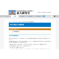 【大学受験2021】東大推薦入試、合格者に占める女子の割合は過去最高 画像