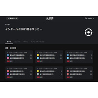 インターハイ男子サッカー、Player！が速報 画像