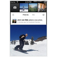 Facebook、写真加工や複数アップロードが可能になるiPhone用アプリを公開 画像