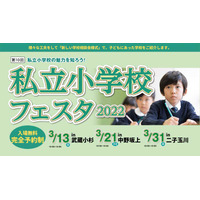 【小学校受験】私立小学校フェスタ2022…武蔵小杉・中野坂上・二子玉川 画像