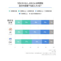 高校生は自分の部屋で何をしている？イマドキDKJK調査 画像