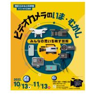 みなと科学館「ビデオカメラのいま・むかし」10/13-11/13 画像