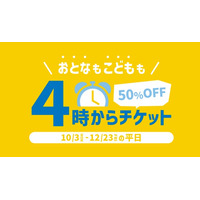 横浜アンパンマンミュージアム「4時からチケット」入館料が半額 画像