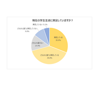 約7割「現在の学生生活に満足している」大学生アンケート 画像