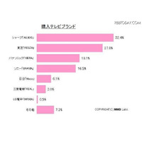 2010年テレビ商戦、購入ブランドのトップは？……MMD調べ 画像