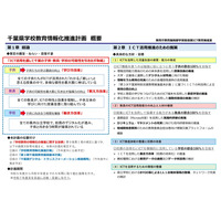 千葉県、学校教育情報化推進計画案…1/10まで意見募集 画像