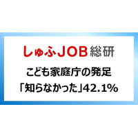 こども家庭庁の発足「知らなかった」42.1％…就労志向の女性調査 画像