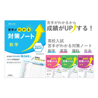 高校入試対策の1冊目に「苦手がわかる対策ノート」数研出版 画像