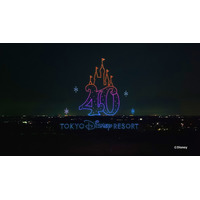 東京ディズニーリゾート40周年ドローンショー、全国の花火大会で実施 画像