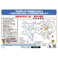 関東大震災100年「首都直下」避難訓練…都内で交通規制 画像