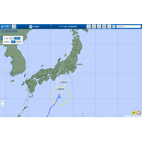 台風13号、9/8に関東や東海に接近・上陸の恐れ 画像