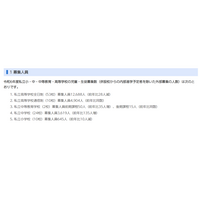 【高校受験2024】【中学受験2024】【小学校受験2024】千葉県私立校の生徒募集要項を発表 画像