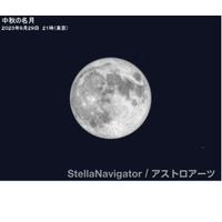 2023年「中秋の名月」9/29、満月は3年連続…次は7年後 画像