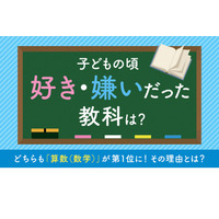 子供のころ好き・嫌いな教科、共に「算数（数学）」が1位 画像