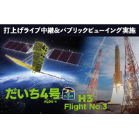 「だいち4号」搭載H3ロケット3号機打上げ、6/30ライブ中継 画像