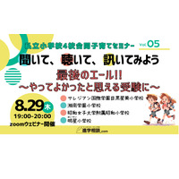 【小学校受験】私立小4校「やってよかったと思える受験」8/29 画像