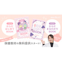 小学生用と中高生用の保健教材「からだ BOOK」無料提供 画像