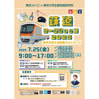 【夏休み2025】中高生「鉄道ワークショップ」7/25…東大・東京メトロ 画像