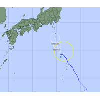 【台風2号】熱帯低気圧に変化、八丈島周辺は24日夜から大雨に警戒 画像