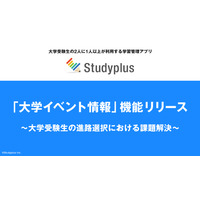 Studyplusに新機能「大学イベント情報」をアプリで管理 画像