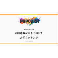 志願者数が大きく伸びた大学、2位「日大」1位は? 画像