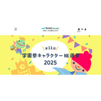 学園祭キャラクター総選挙、投票受付中…名大が現在首位 画像