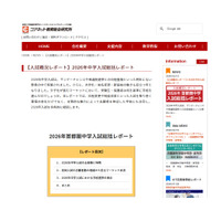 【中学受験2026】1都3県の受験率18.6％…文教大付属は志願者1.5倍 画像
