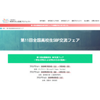 「全国高校生SBP交流フェア」発表団体・見学団体募集 画像