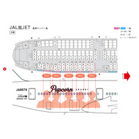 嵐といっしょに空の旅、特別塗装機「JAL嵐JET」が運行開始 画像